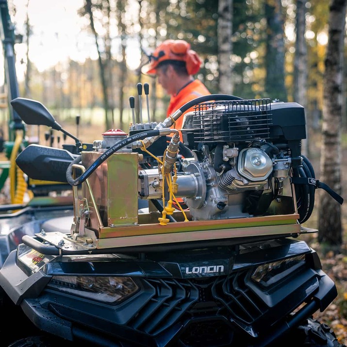 Forestry trailer ATV FT36-2T