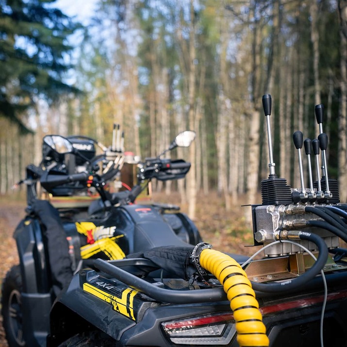 Forestry trailer ATV FT36D-2T