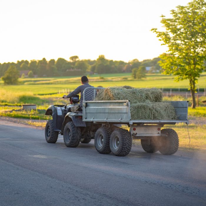 Tipping trailer ATV, 1.5 tonnes