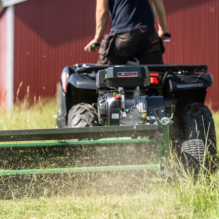 ATV flail mower with flap, 1.2 m, 15 hp