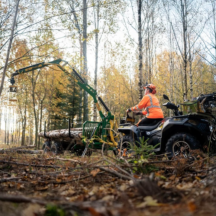 Forestry trailer ATV FT36D-2T