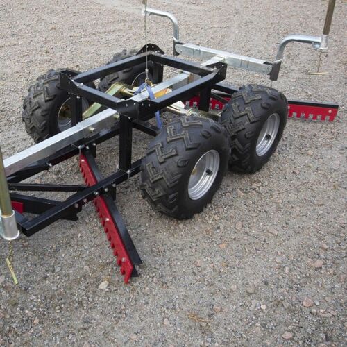 Road scraper 3-blade for TV07PRO with weight box