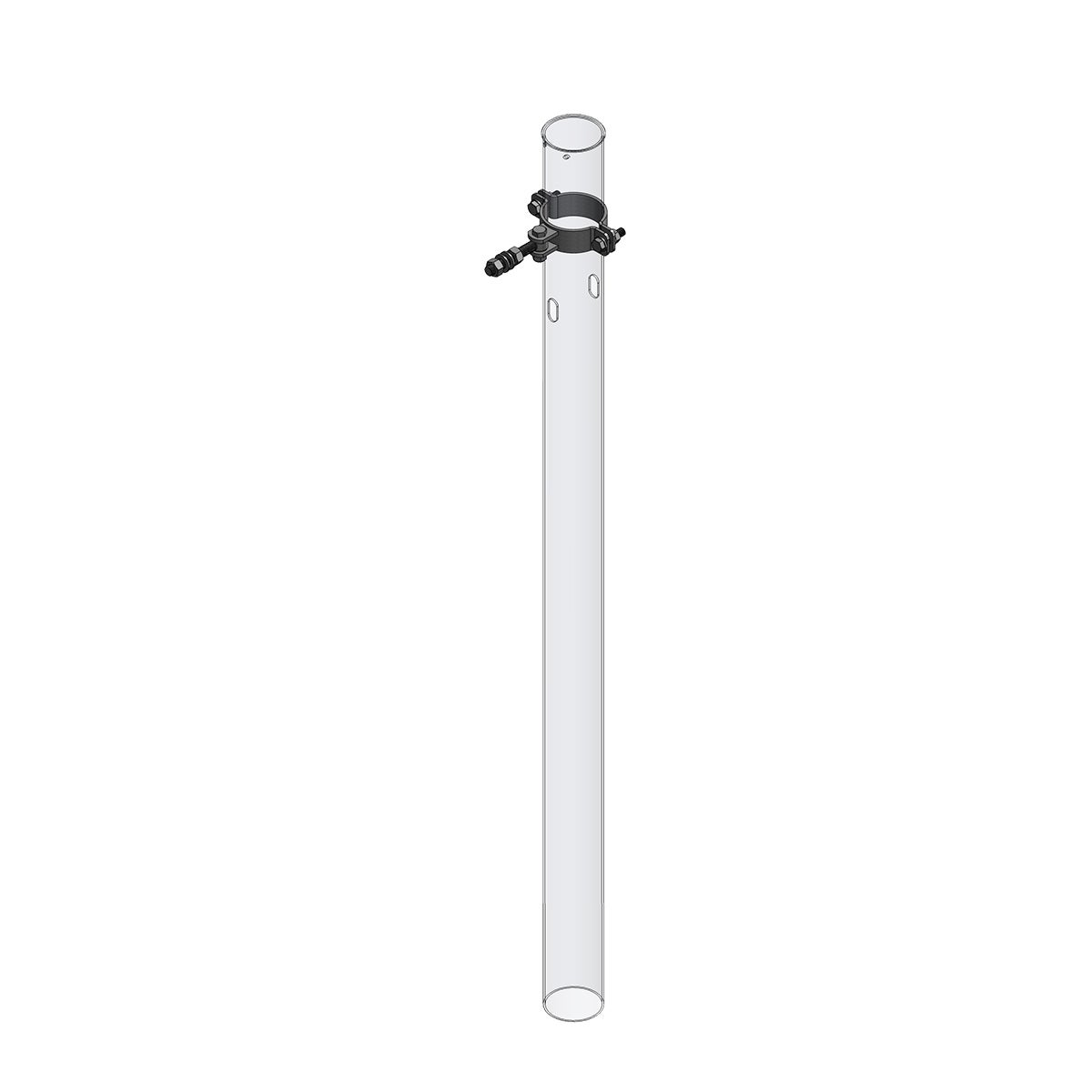 Locking Post Hardware Locking and hanging post for gates, ø 114 x 2000 mm