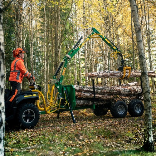 Forestry trailer ATV FT42DFR-2T