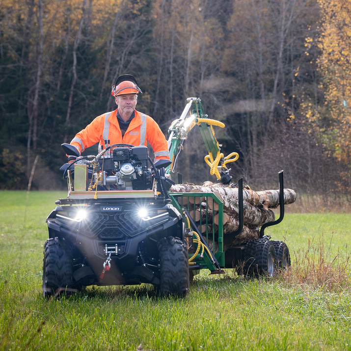 Forestry trailer ATV FT36D-2T