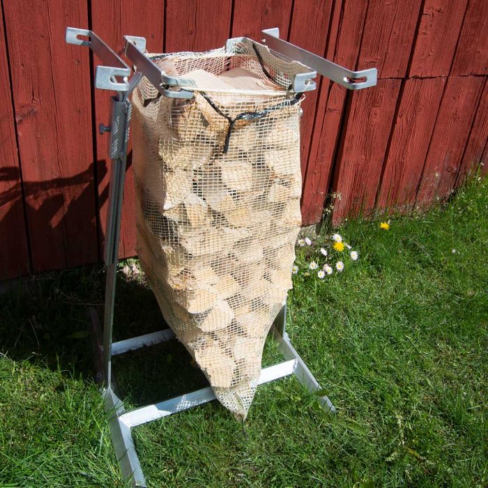 Firewood bulk bags 60 l Disposable mesh bulk bag at Kellfri