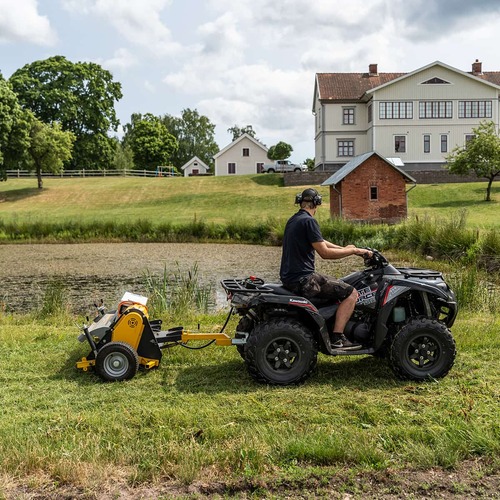 Electric ATV flail mower