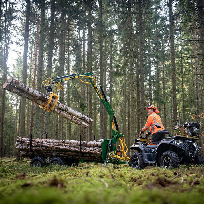 Forestry trailer ATV FT36D-2T