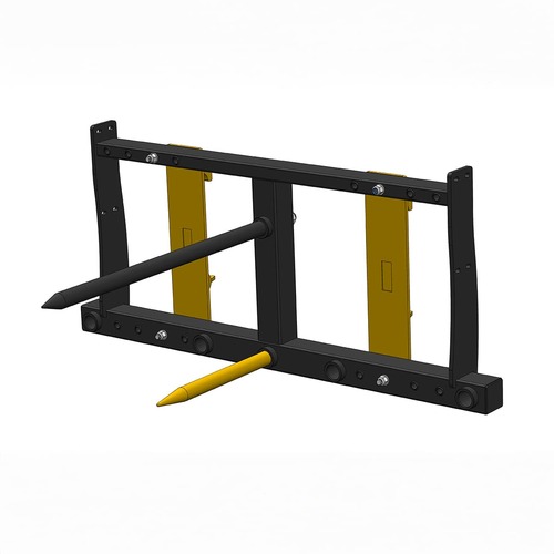 Bale spike frame, bolted Trima attachment
