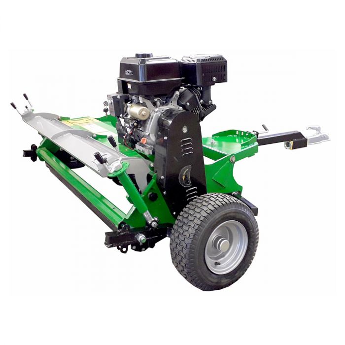 ATV flail mower, with flap and electrical start-up, 1.5 m, 18 hp