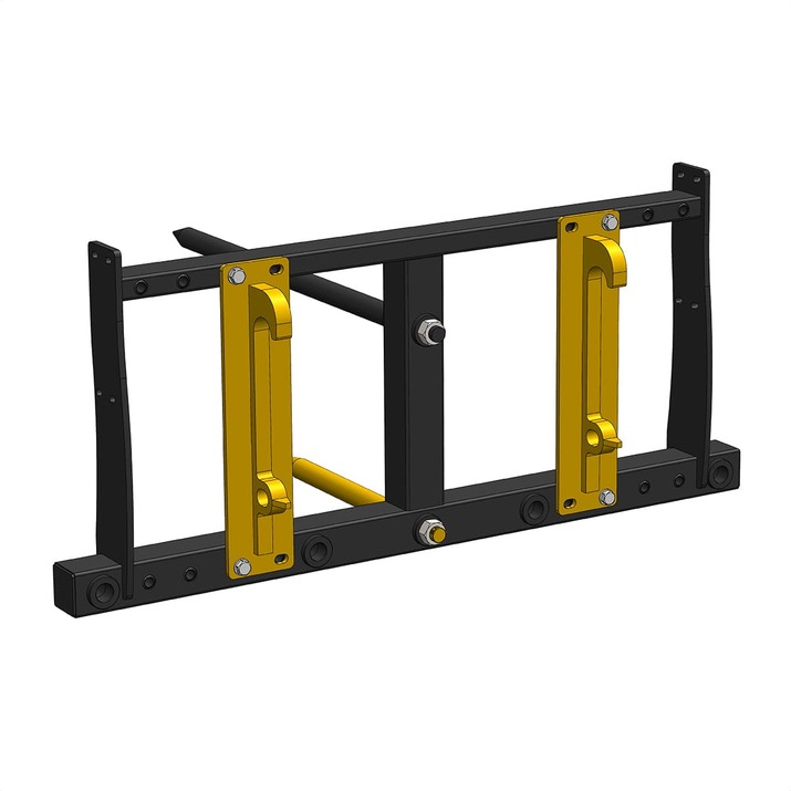 Bale spike frame, bolted Trima attachment