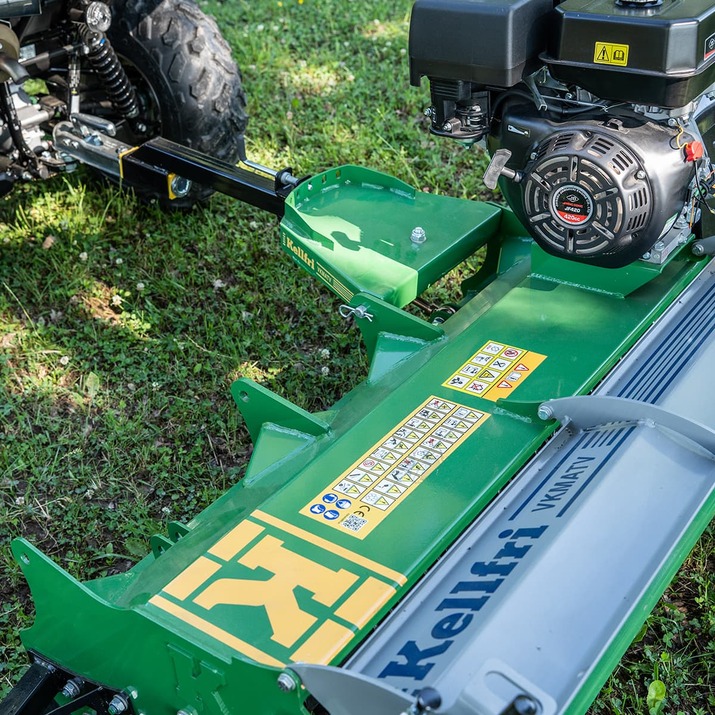 ATV flail mower with flap, 1.2 m, 15 hp