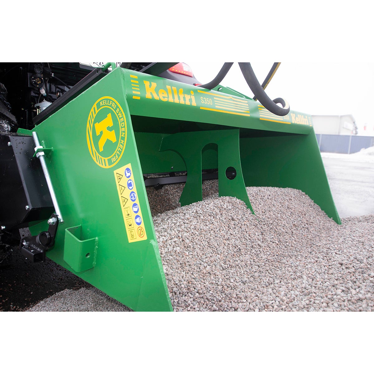 Gritter, 1.1 m incl. cylinder and hose
