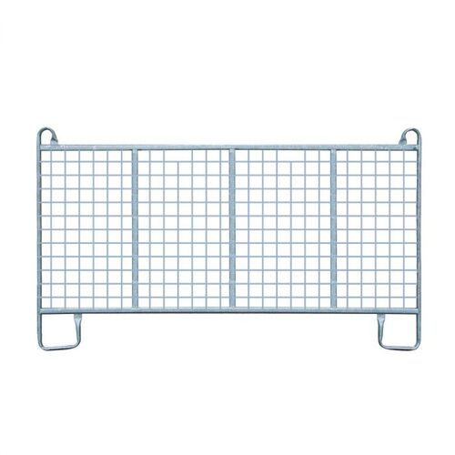 Moveable mesh gate with loop legs