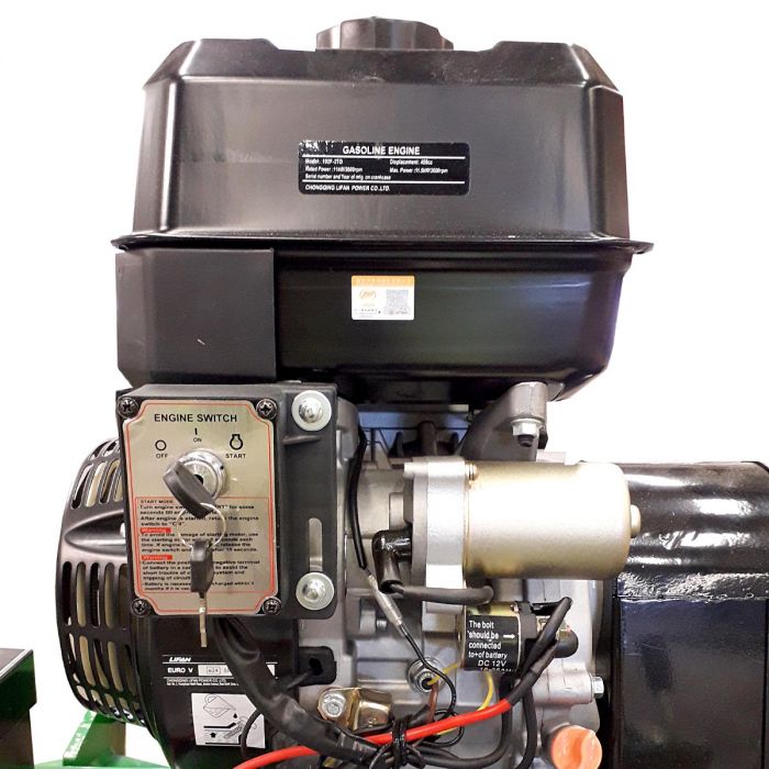 ATV flail mower, with flap and electrical start-up, 1.5 m, 18 hp