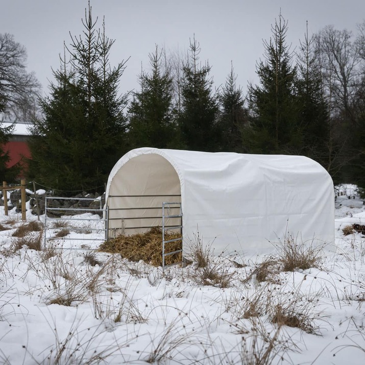 Wind shelter for sheep