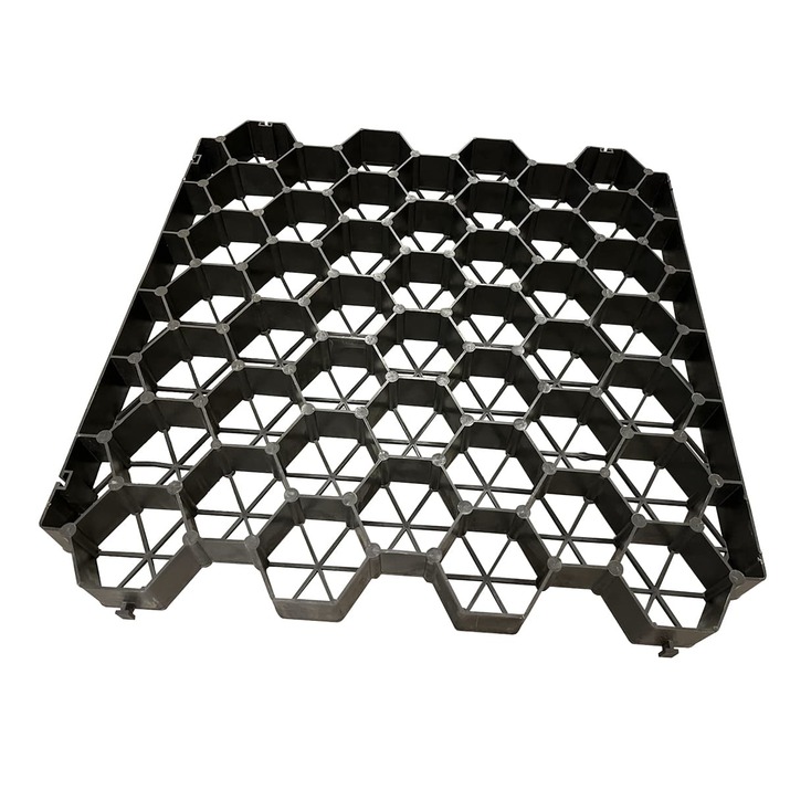 Ground-reinforcing plastic mat 1 m²