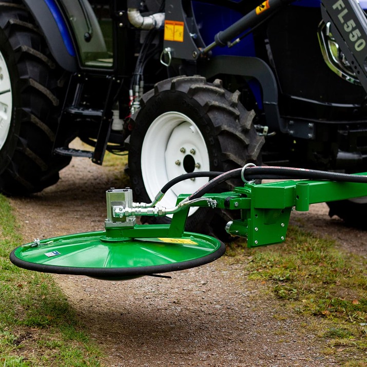 Strimmer, front mounted, with attachment to fit Trima