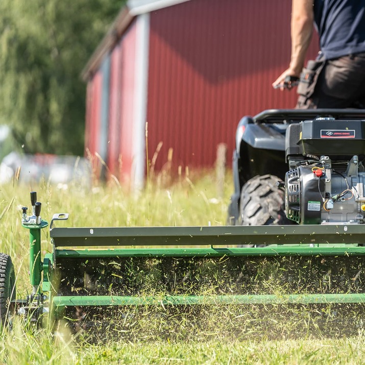 ATV flail mower with flap, 1.2 m, 15 hp