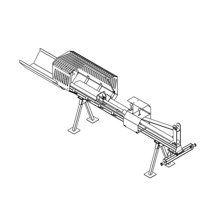 Firewood splitter, tractor-driven, 7 tonnes, 110 cm