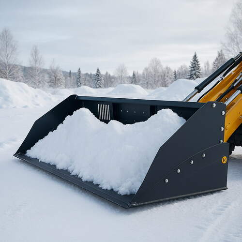 Snow collar for grading bucket PLF3
