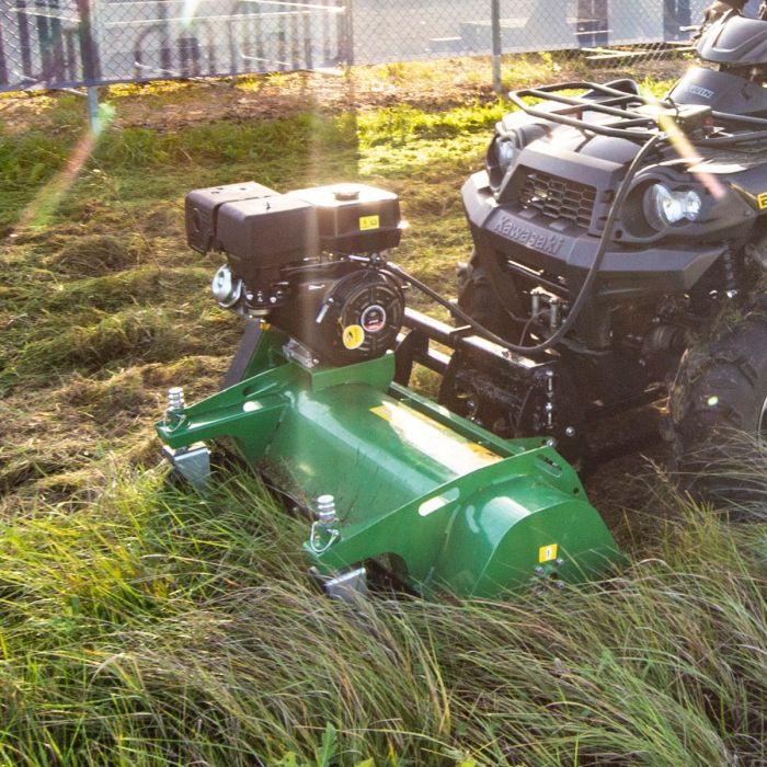 ATV flail mower, front mounted