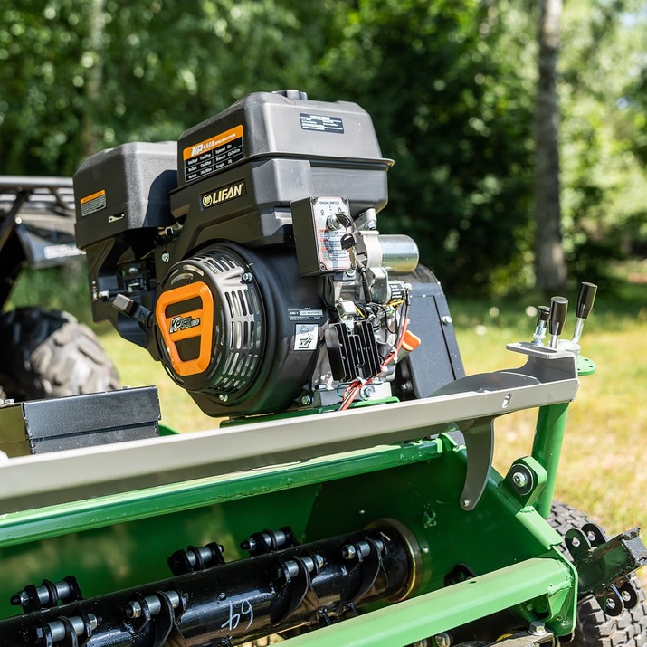 ATV flail mower, with flap and electrical start-up, 1.5 m, 15 hp