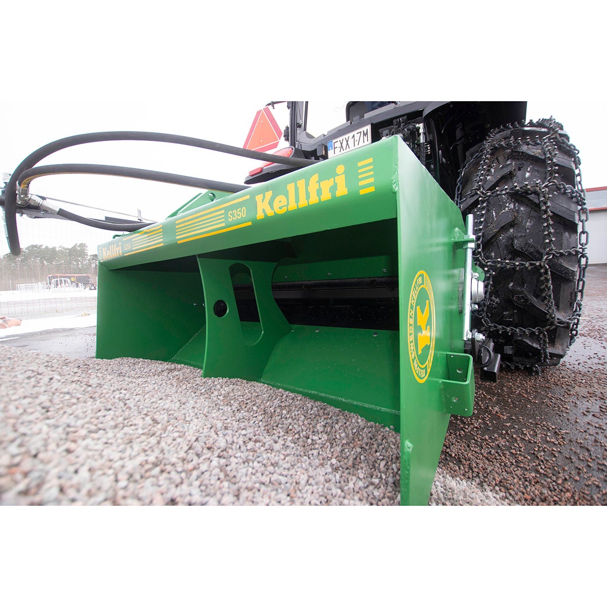 Gritter, 1.1 m incl. cylinder and hose