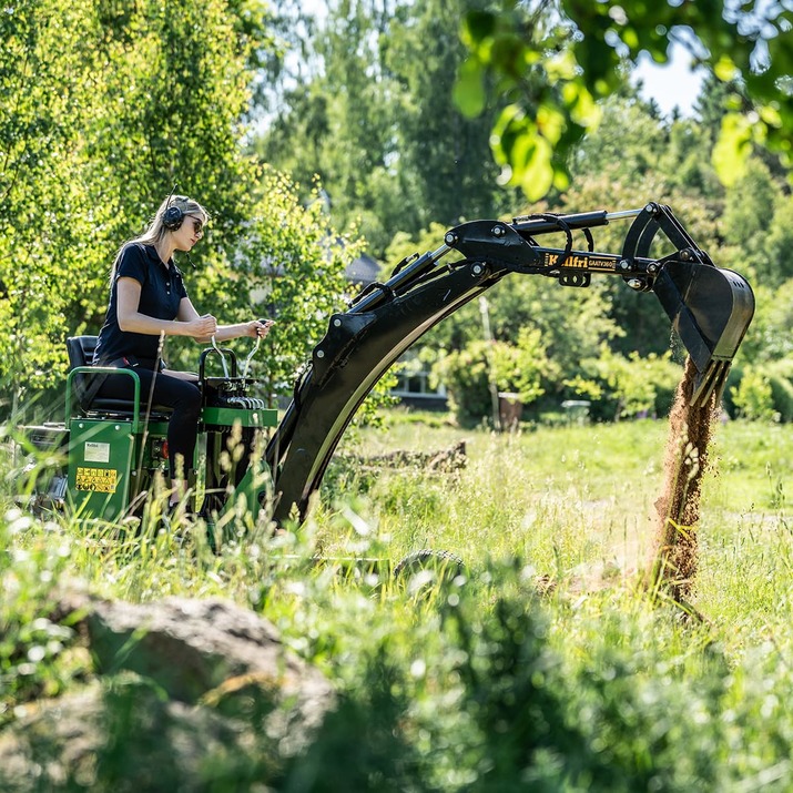 ATV Backhoe Digger 360 