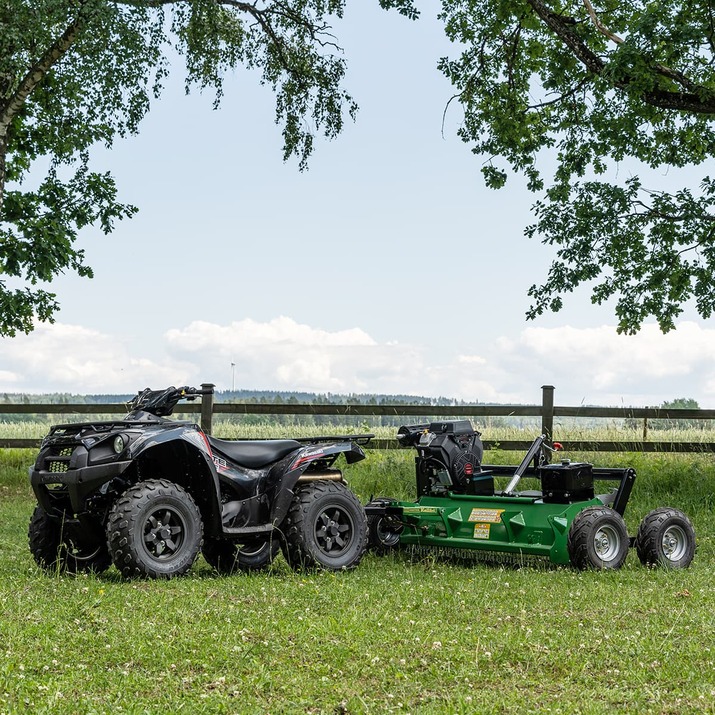 ATV flail mower XL with flap, 1,5 m, 25 hp