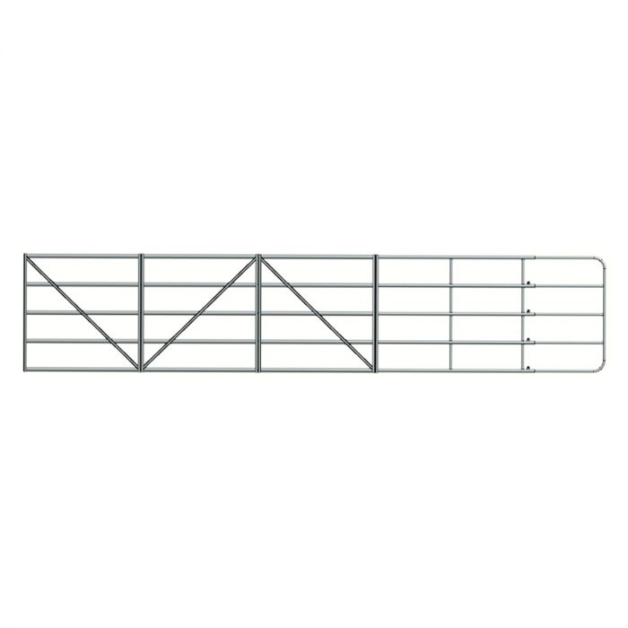 Telescopic gate 4.80  - 5.75  m, Combi Plus Flex