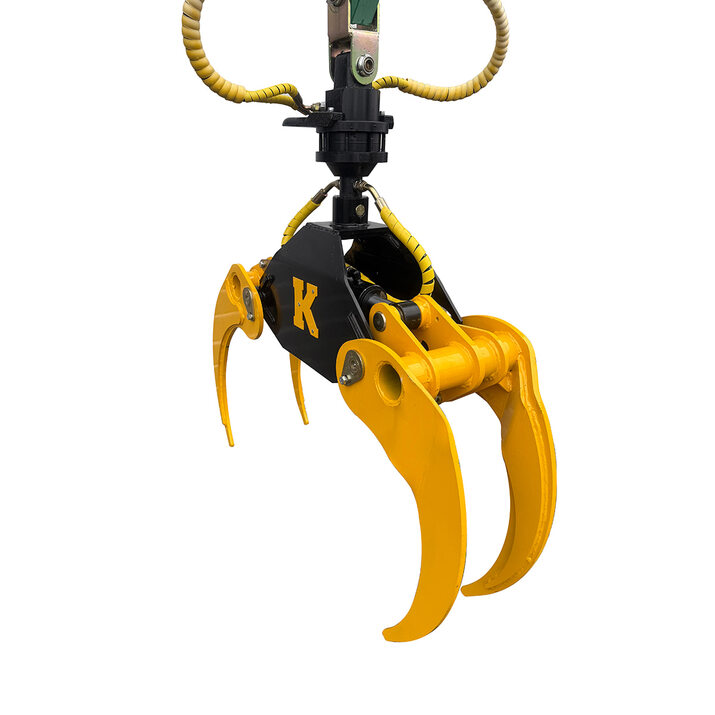 Brush grapple incl. hydraulic hose and bolts