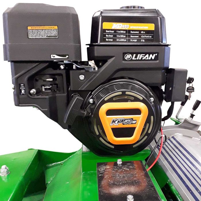 ATV flail mower, with flap and electrical start-up, 1.5 m, 18 hp