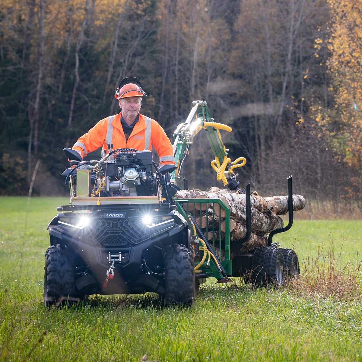 Forestry trailer ATV FT42DFR-2T