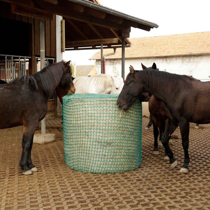 Netting for round bales, SlowFeeder