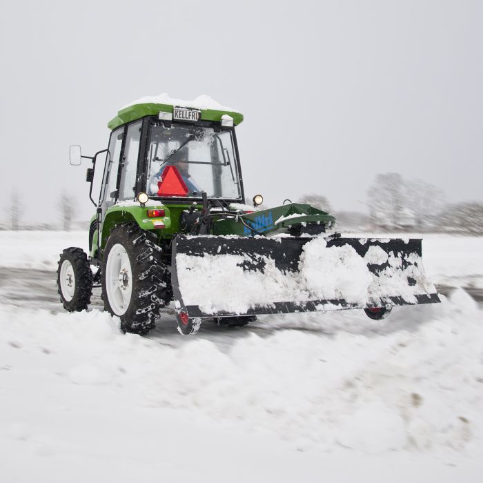 Dozer blade, 2.5 m including wheels and hydraulic cylinder