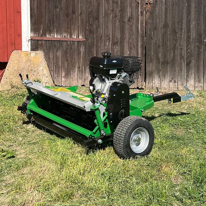ATV flail mower with flap, 1.2 m, Briggs and Stratton 13.5 hp