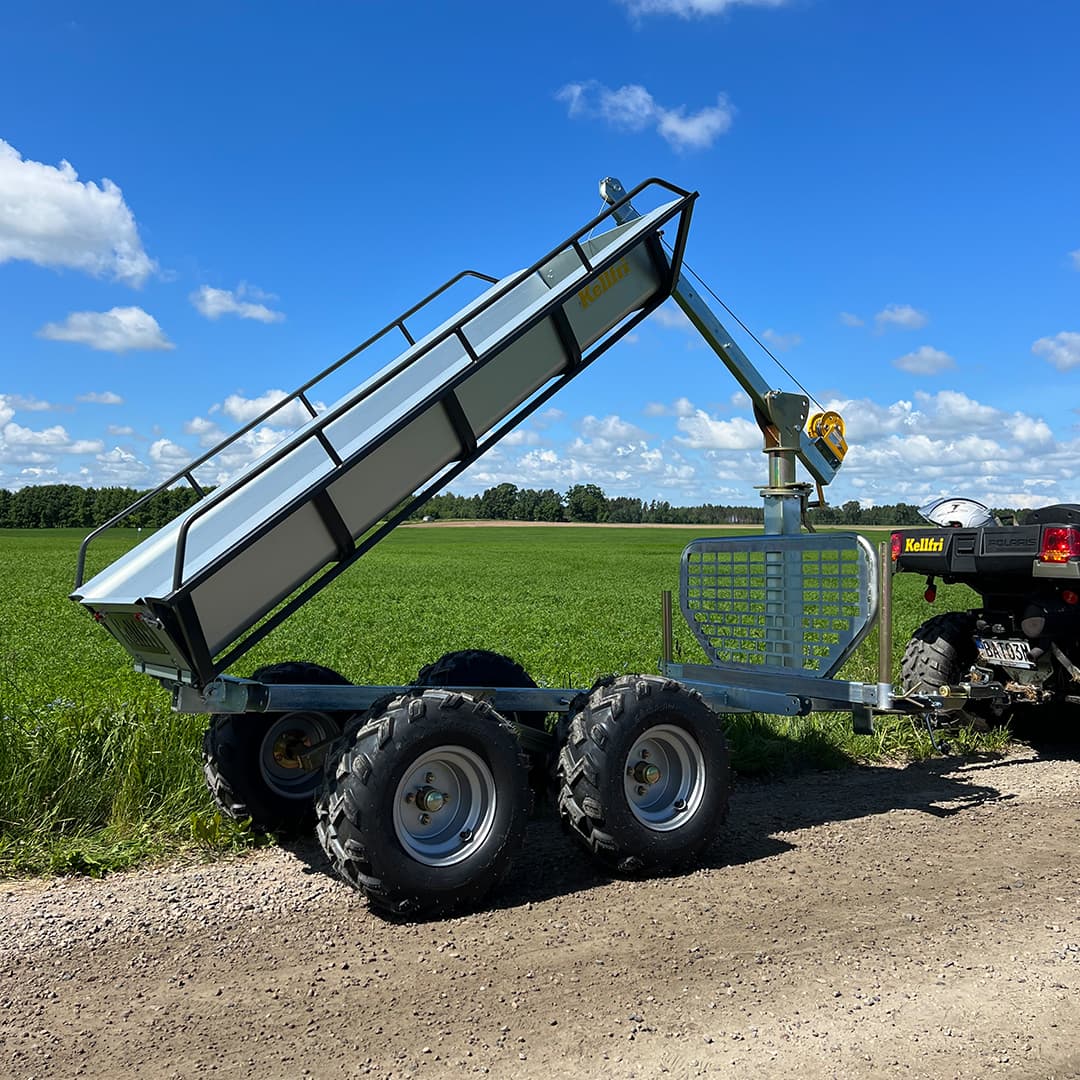 Tipping and forestry trailer ATV PRO, Tower2+