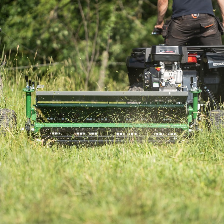 ATV flail mower with flap, 1.2 m, 15 hp