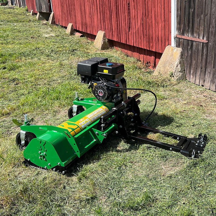 ATV flail mower, front mounted