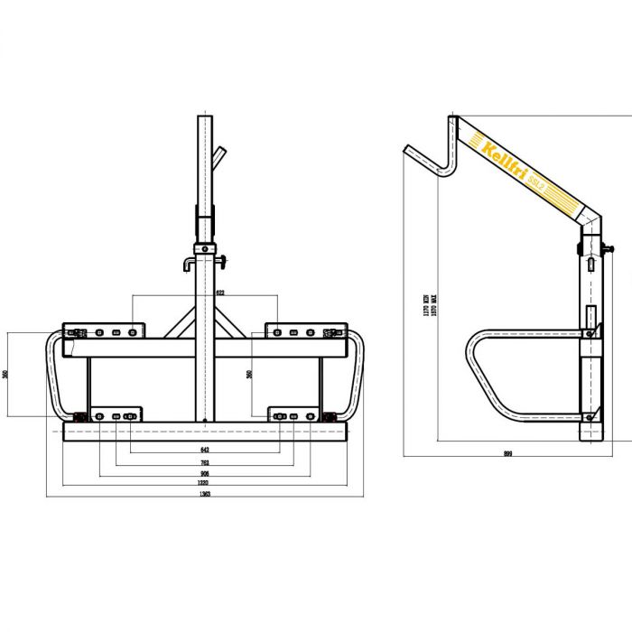 Bulk bag lifter, Euro