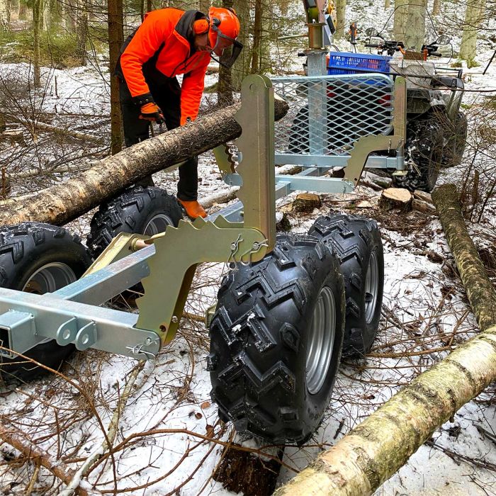 Tipping and forestry trailer ATV PRO, Tower2+