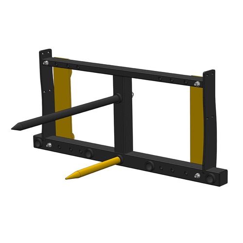 Bale spike frame, bolted small BM attachment