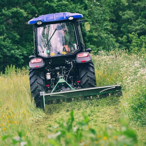 Flail mower W 1.95 m, hydraulic side shift adjustment