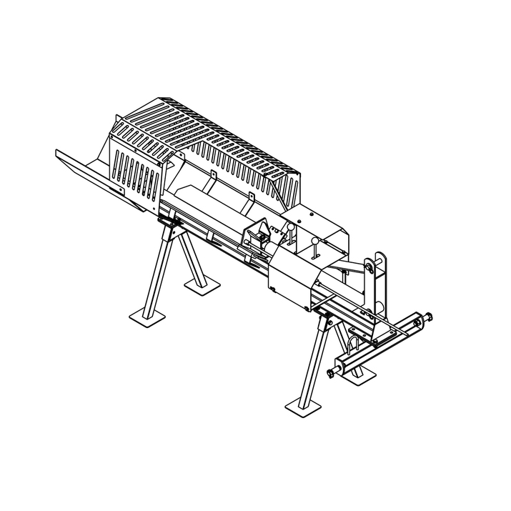 Firewood splitter, tractor-driven, 7 tonnes, 70 cm