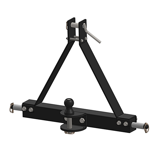 A-frame with tow bar ball, 3-point Combi, Cat 1 & 2 