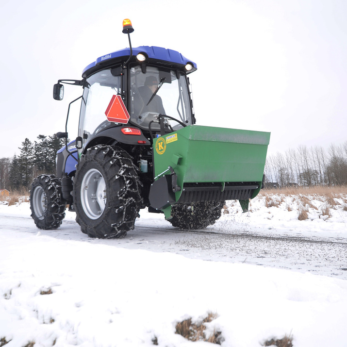 Tractor-mounted gritter, 1.3 m working width incl. hose and cylinder