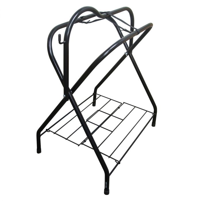 Saddle rack, foldable