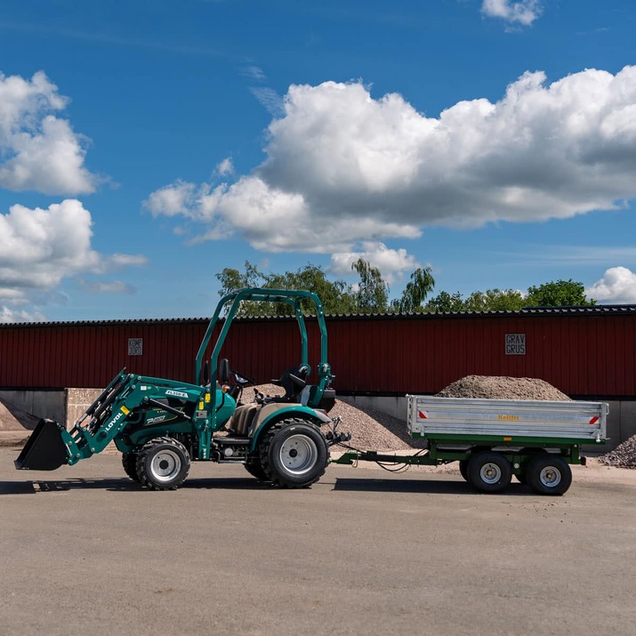 Tipping trailer, 2.5 tonnes, galvanized