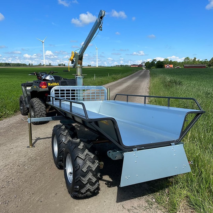 Tipping and forestry trailer ATV PRO, Tower2+